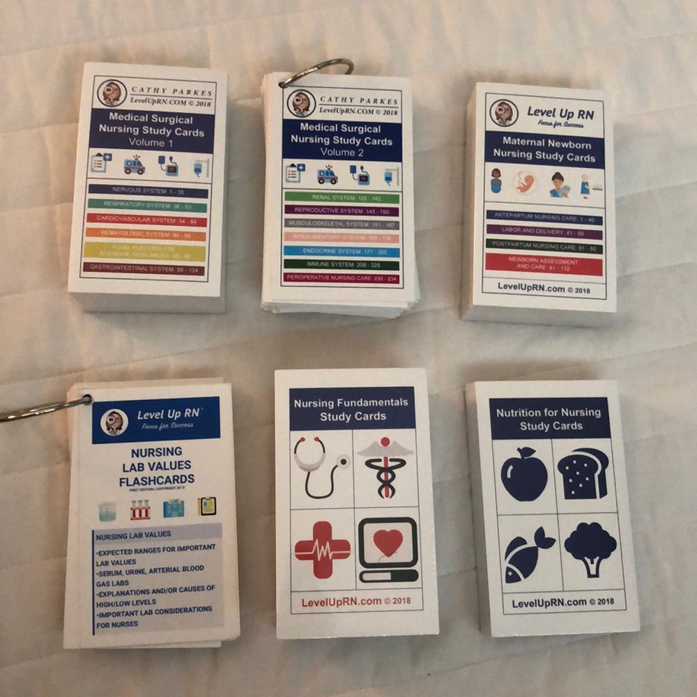 Level Up RN flash cards 2018/2019 edition